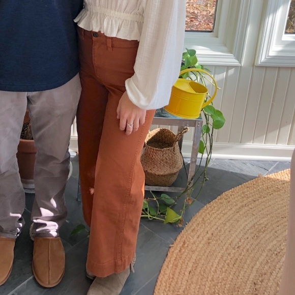 madewell colored jeans